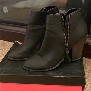 Black ankle boots